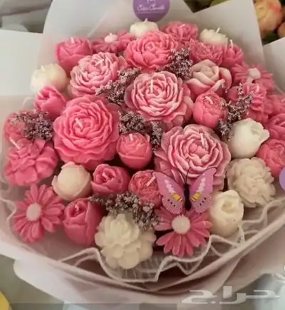 باقات ورد من شموع متوفر اشكال اخرى 4