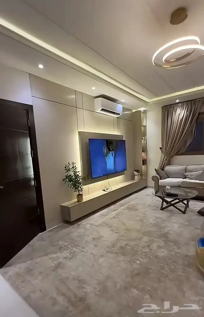 معلم ديكور شاشه بلازما شيبورد رخام مرايات تفصيل دواليب 1