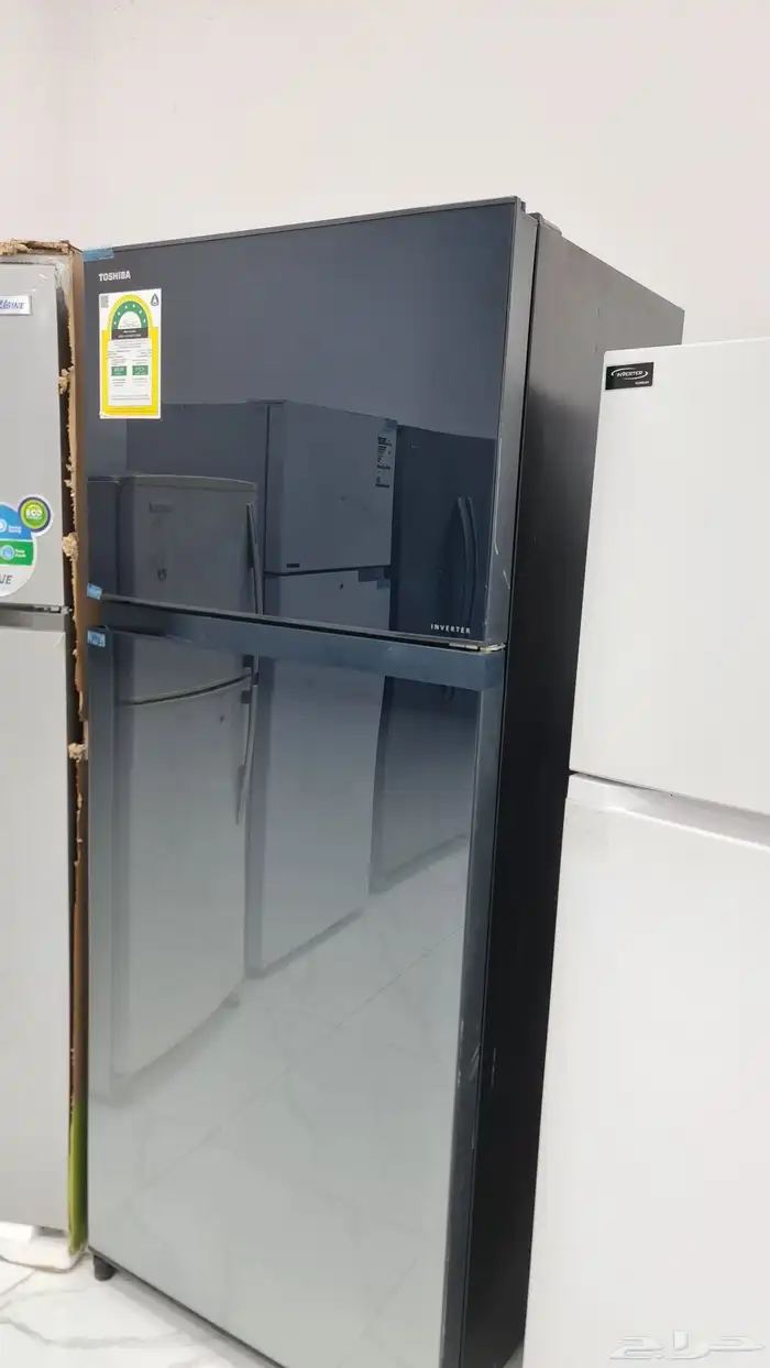 ثلاجة ماركة توشيبا ما استخدمت بحالة الوكالة 1650 ريال 4