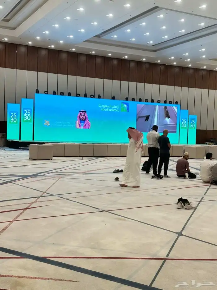 تاجير شاشة كافة الانواع والاحجام ارمكو السعوديه 2