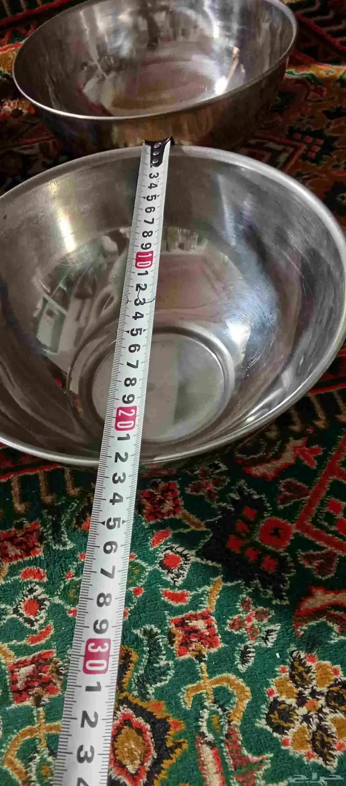 طاسه ستيل صناعة كوريه جديده مخزنه 4 حبات 1