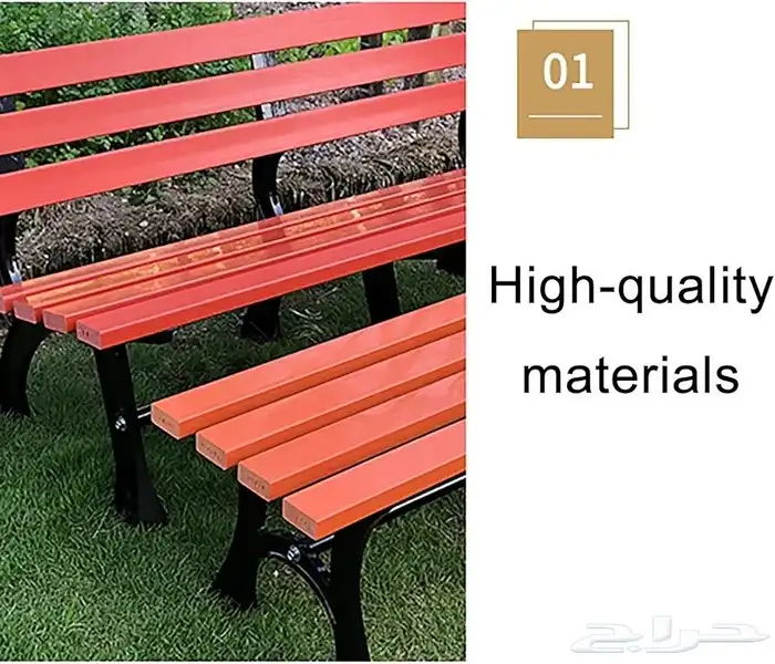 كراسي حدائق مقاعد خشبية معالجة حراريا 7