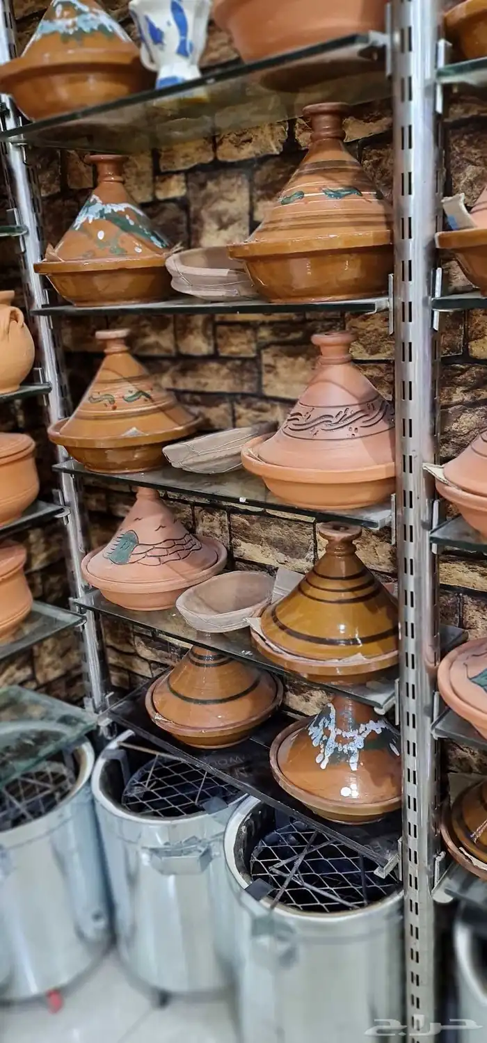طاجن مغربي ساده ومطلي 3