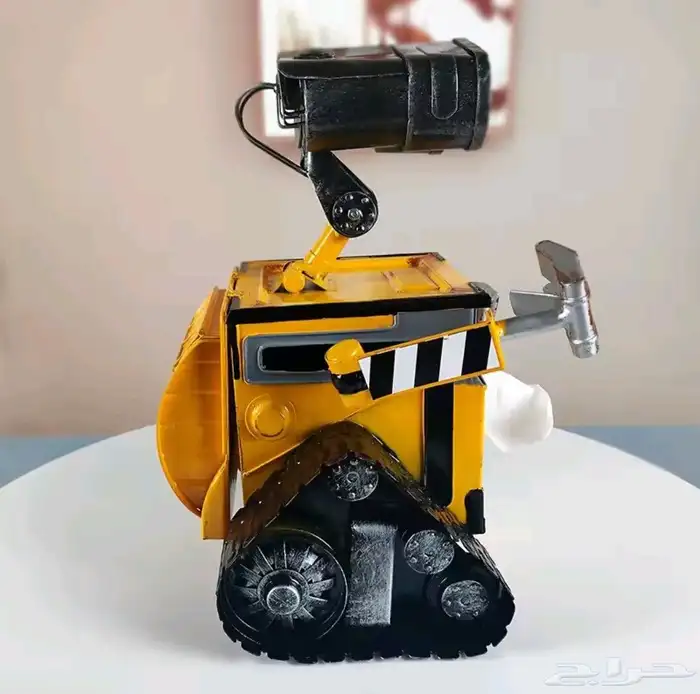 حامل مناديل معدني شخصية WALL E الكرتونية 2