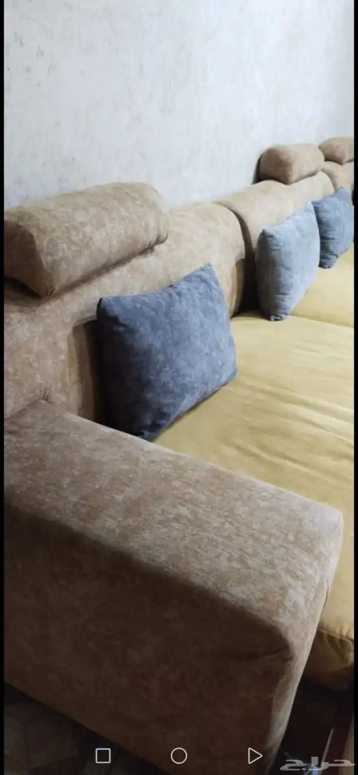 طقم كنب خارجي نضيف 1