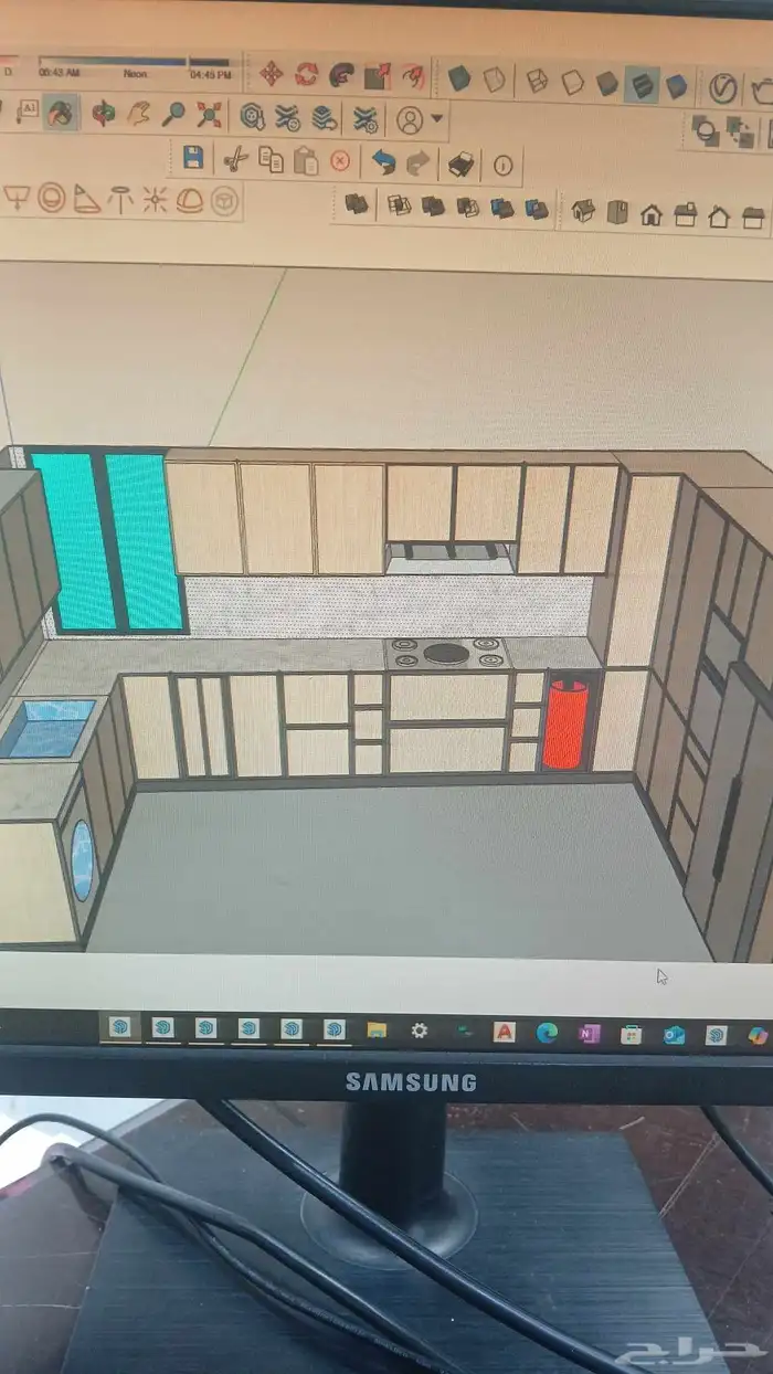 صمم مطبخ 3D حسب طلبك 3
