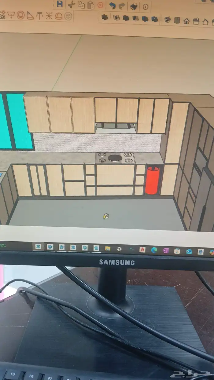 صمم مطبخ 3D حسب طلبك 1