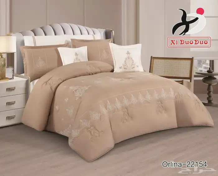 مراتب سرير حديد مفارش بطانية مخدة 4