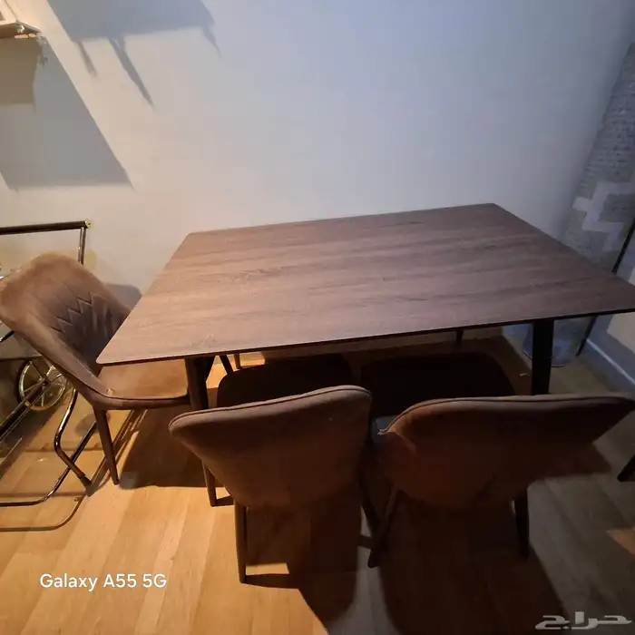 طاولة طعام 4 كراسي 0