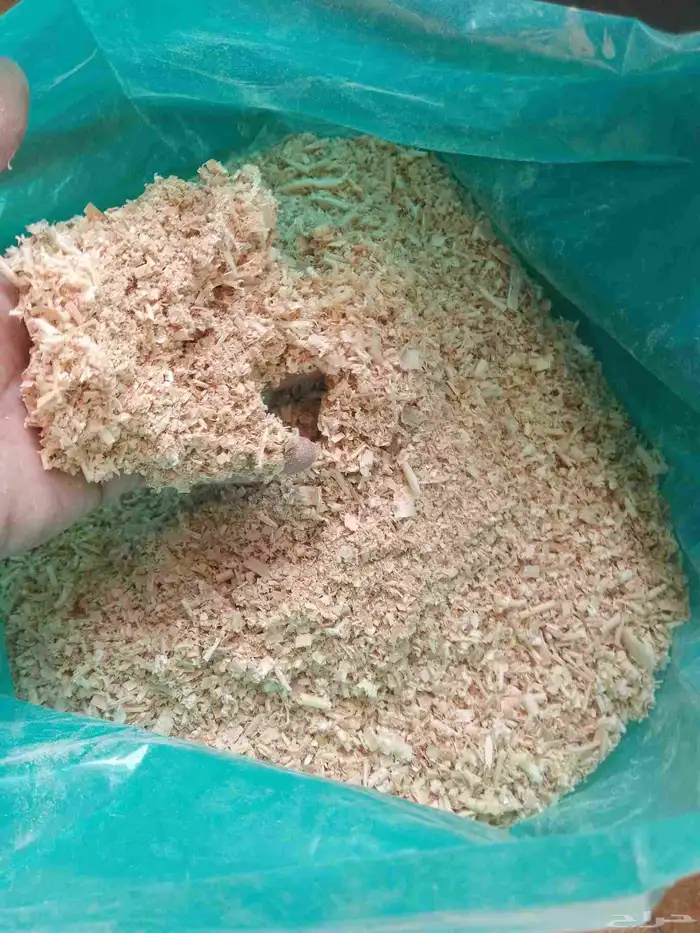 يتوفر نشاره خشب ابيض كميات خاليه من الرطوبه وعلى استعداد لتل 3