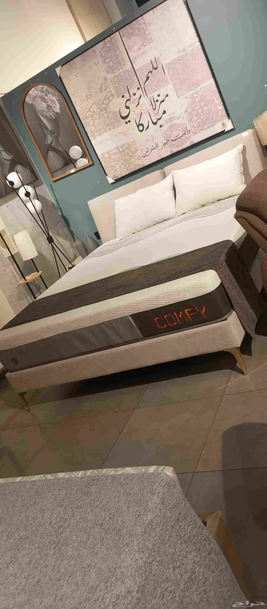 سرير مع مرتبه 6