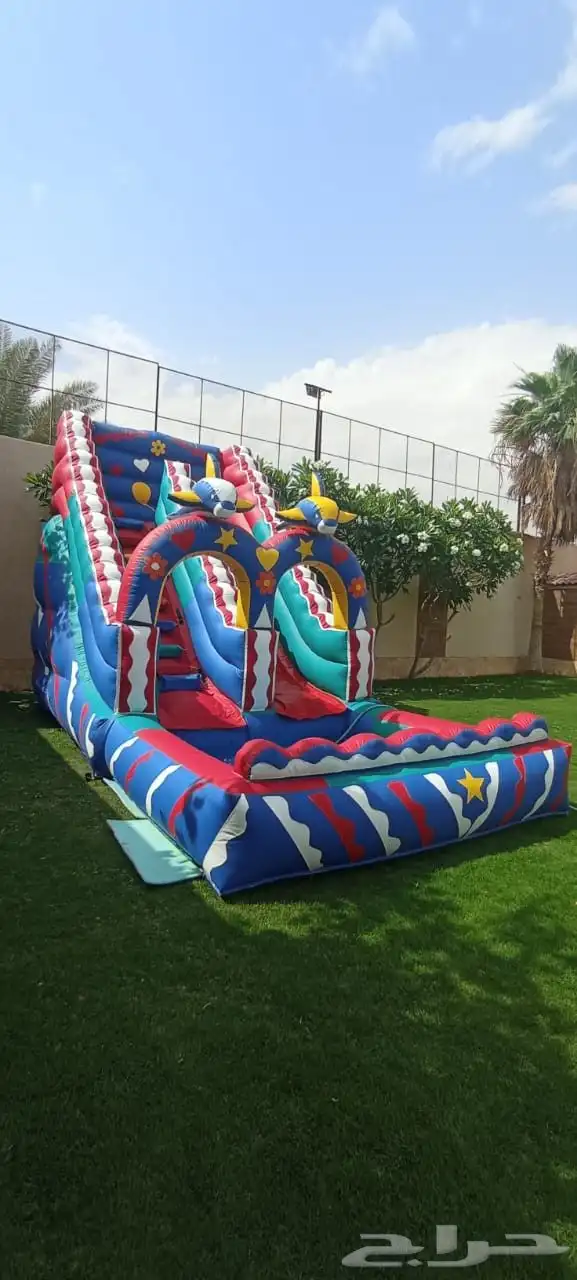 نطيطه زحليقه مائيه ملعب صابوني نطيطات 4