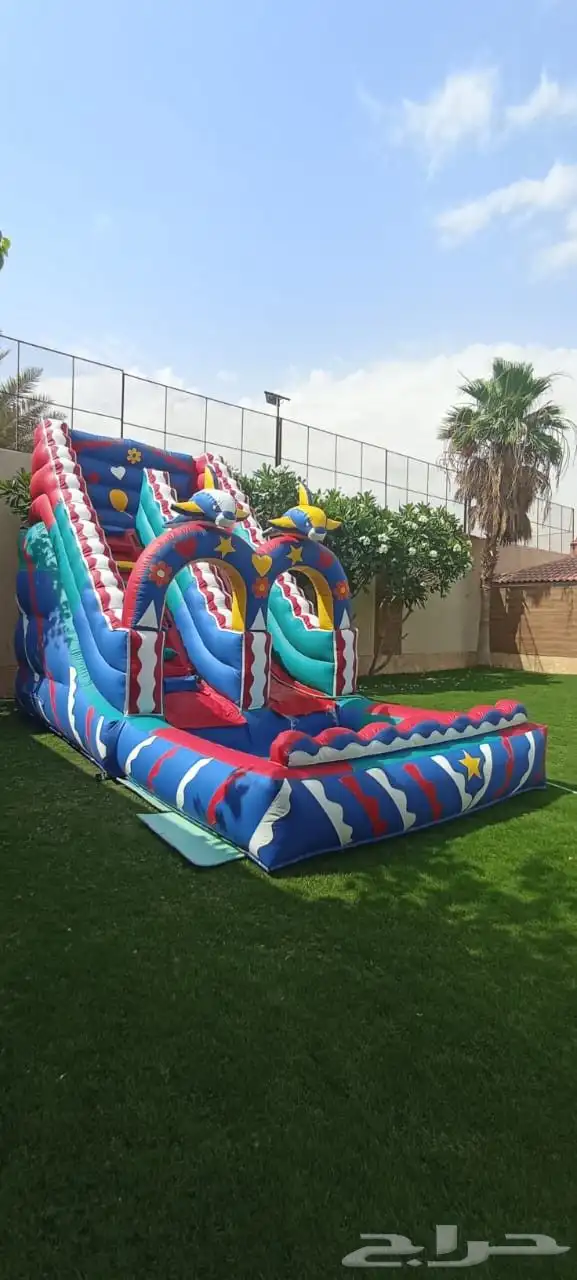 نطيطه زحليقه مائيه ملعب صابوني نطيطات 3