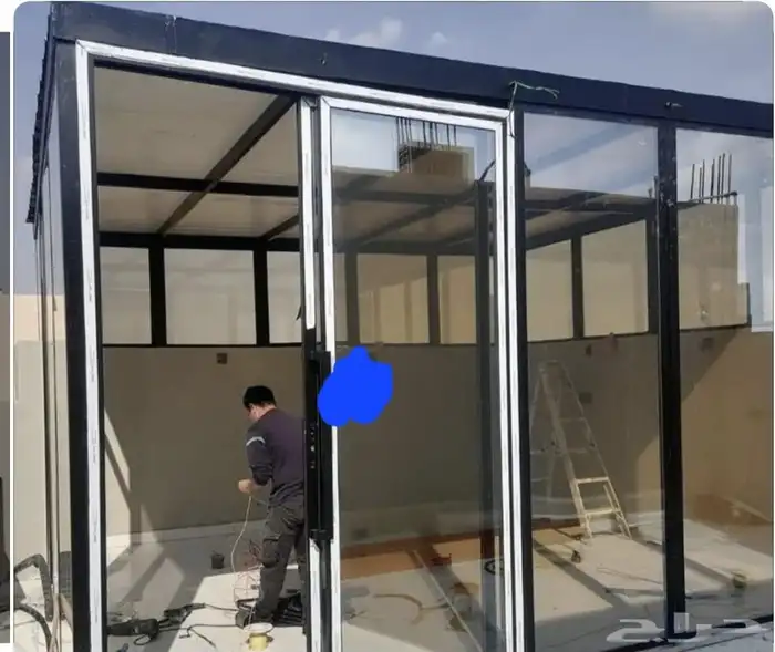 ساندويتش بانل مظلات واقف مجلس زجاجة خيام سوبر ملكه 4