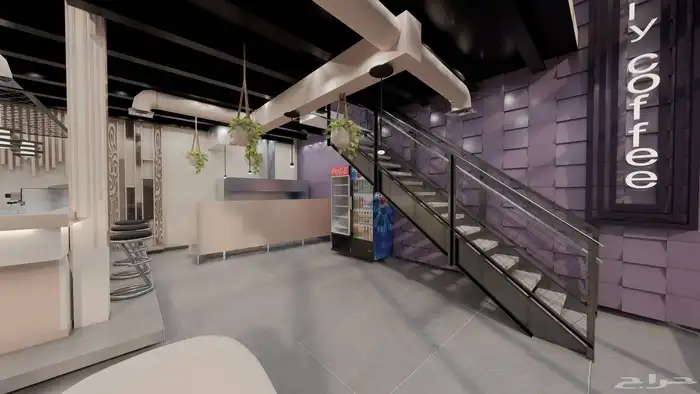 تجهيز ديكورات وتاسيس محلات ومطاعم وكافيهات من بدايه التصميم 2