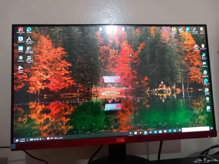 شاشة قيمنق 144 هيرتز FHD العلامة التجارية AOC 0