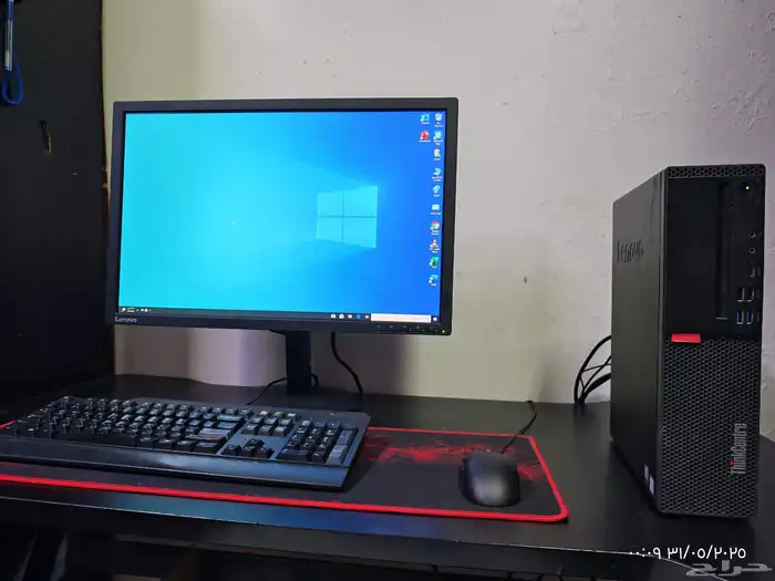 كمبيوتر مكتبي لينوفو i7 سريع جدا ورام 16 0
