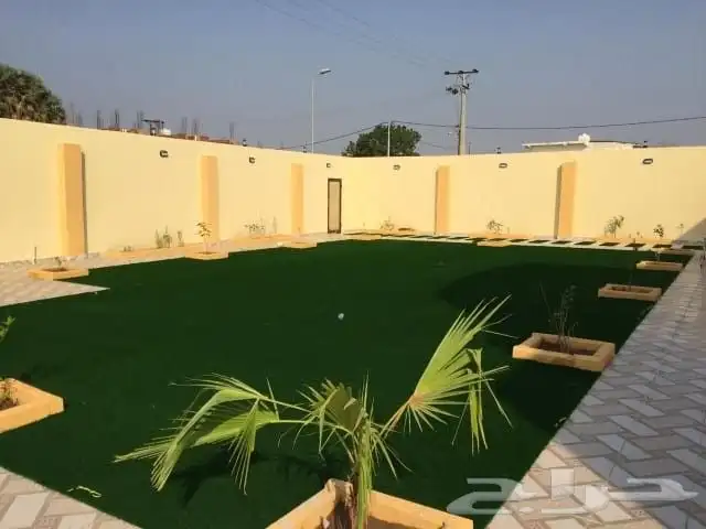 تنسيق حدائق ابوعريش صبيا جيزان احدمسارحه عشب صناعي انجيله 12