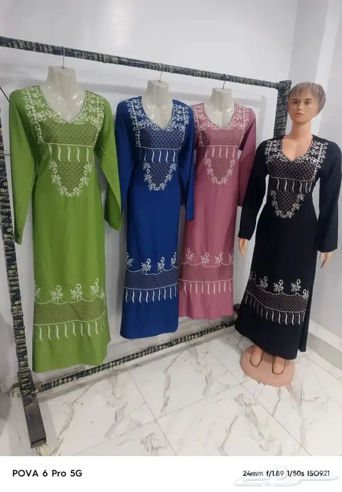 قمصان نسائي ميدي طويل مصري صيني جمله 18