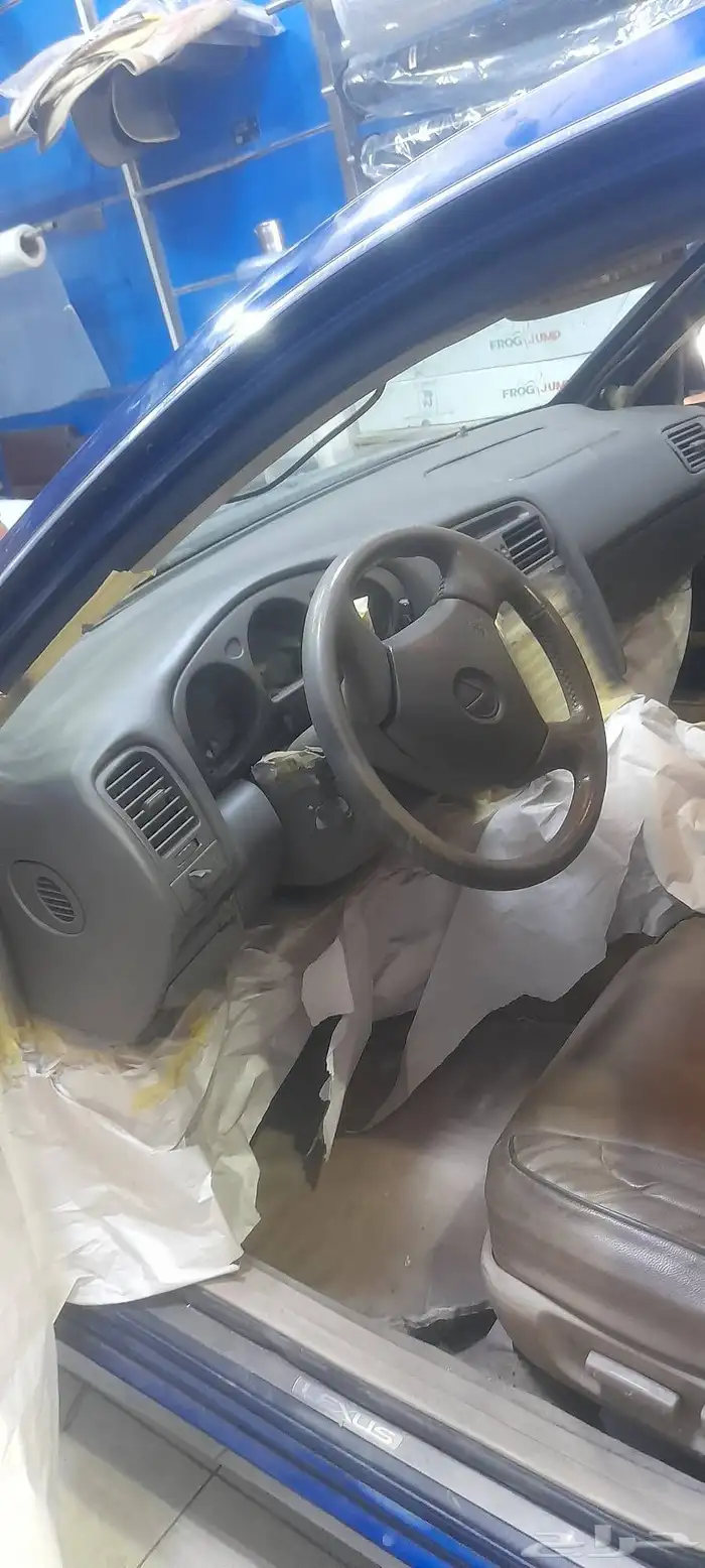 رش طبلون لكزز مع اصلاح الكسور ورش البيبان 2
