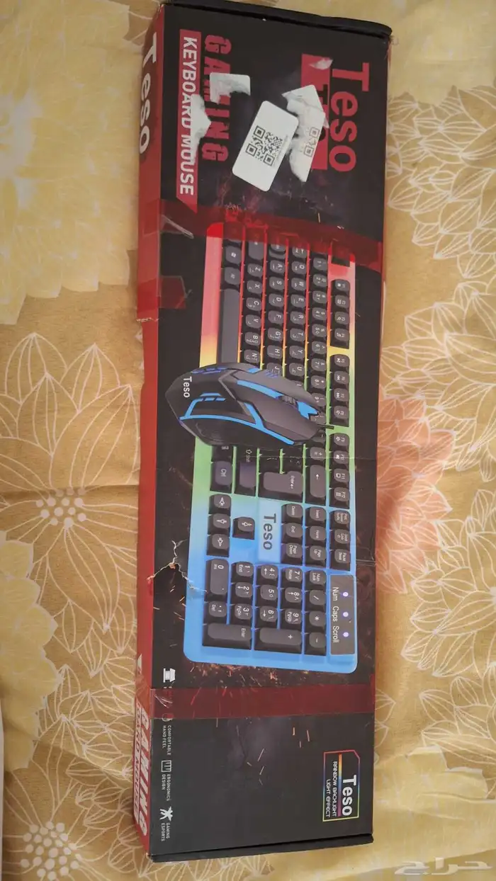 كيبورد و ماوس قيمنق RGB يشتغل على كل المنصات 1