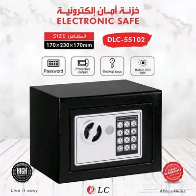 خزنة فندقيه لون اسود 1