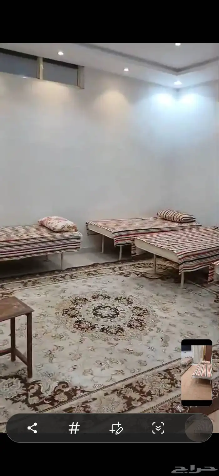 للبيع سراير حديد كامله مرتبه خداديه بطانيه فرشه السرير كامل 1