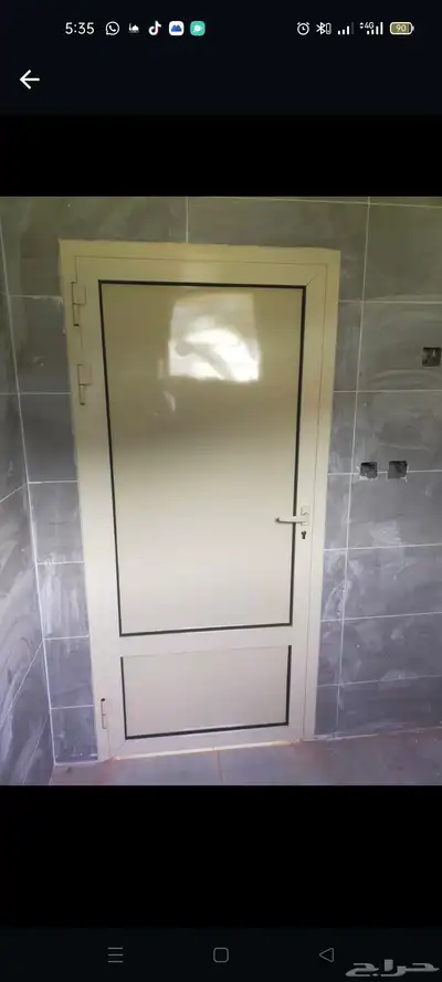 شبابيك المنيوم دبل و عادي ابواب المنيوم دبل و عادي 9
