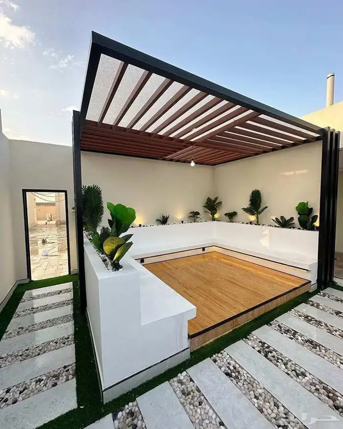 تنسيق حدائق  شلالات ونوافير  احواض زرع 9