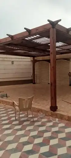 مظلات خشب طبيعي سويدي 7