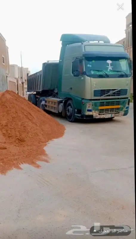 يوجد رمل احمر صبيز رمل أبيض دفان بلاط زيروه بحص دفان زالمواد 0