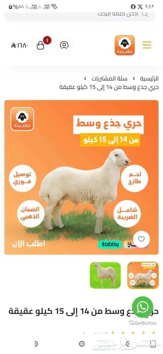 أضاحي جدة اضحيه حري نعيمي سواكني تيوس مع الذبخ والتوصيل 0