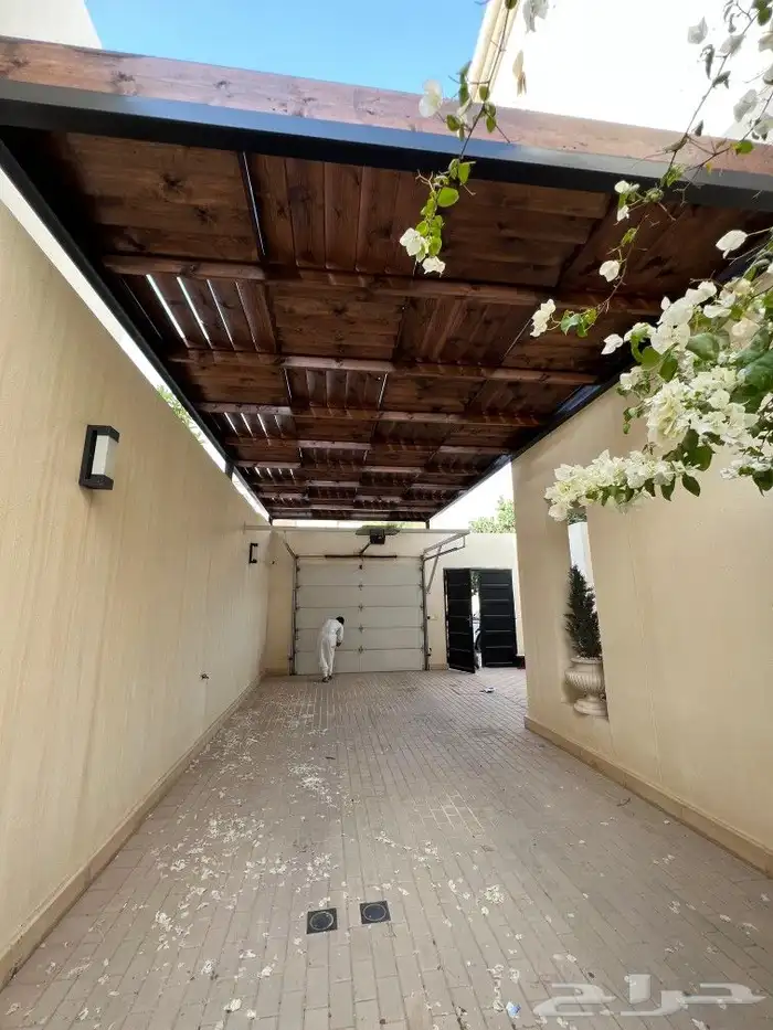 مظلات خشب طبيعي سويدي 3