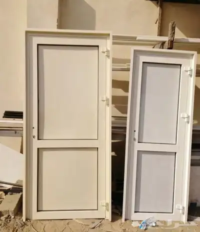 شبابيك المنيوم دبل و عادي ابواب المنيوم دبل و عادي 1