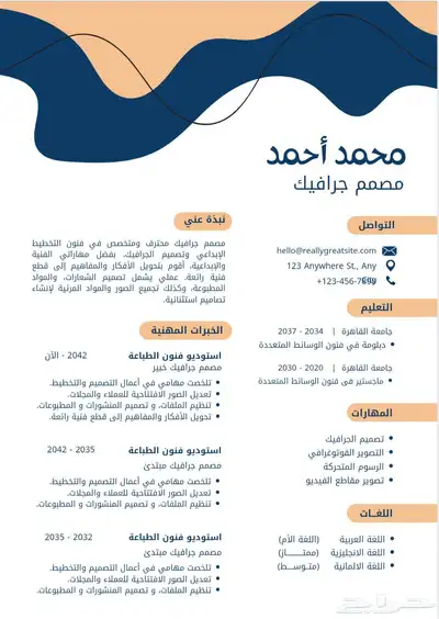 سيرة الذاتيه سيفي CV عرض خاص محدوده لمدة 24 ساعه و ينتهي 0