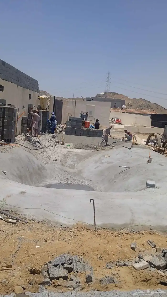 تنفيذ بحيرات رمليه 1