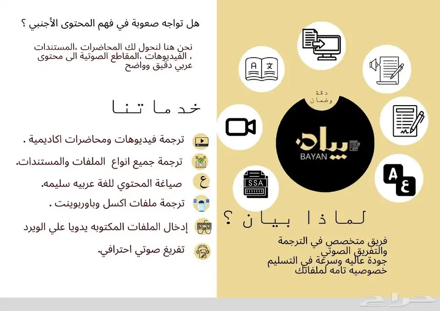 ترجمه وتفريغ صوتي 0