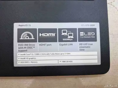 لاب توب acer استعمال بسيط جدا نفس الجديد 8
