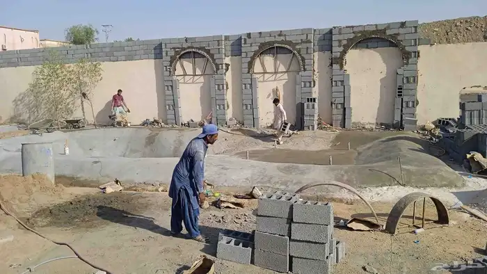 تنفيذ بحيرات رمليه 2