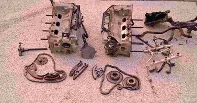 للبيع رأس مكينة أودي وقطع مكينه 0