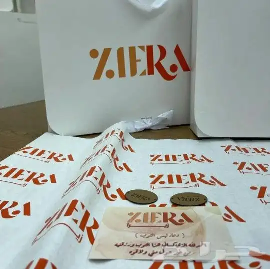 مطبعة طباعة بكج عباية كرت ستيكر بوكس كيس ليبل ورق تغليف 8