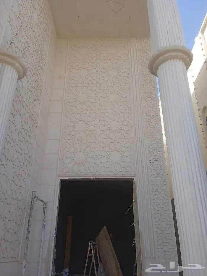 لياسه ملونه وديكورات خارجيه بديل الحجر 7