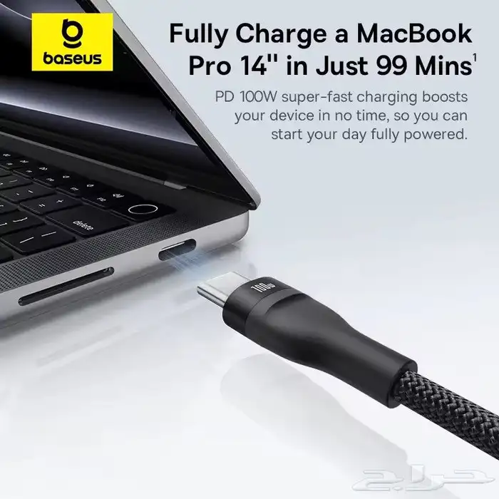 كابل شحن USB Baseus-C   سلك بيانات لسامسونج   شاومي   آيفون 7
