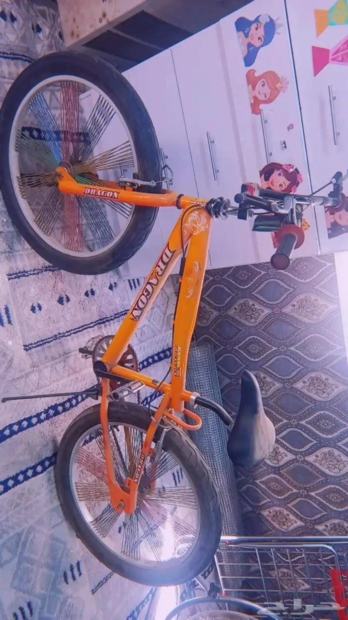 سيكل او عجلة دراجون مقاس 24 استعمال بسيط جدا 6