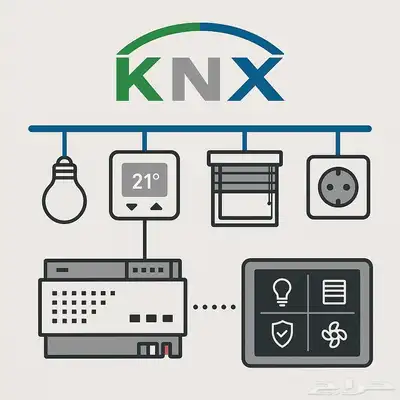 صيانة وبرمجة أنظمة KNX الذكية احترافية وجودة عالية 0