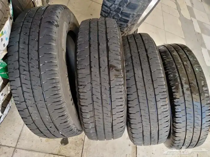 كفرات برجستون هايس 16 70 215 مستعمل نظيييف 1