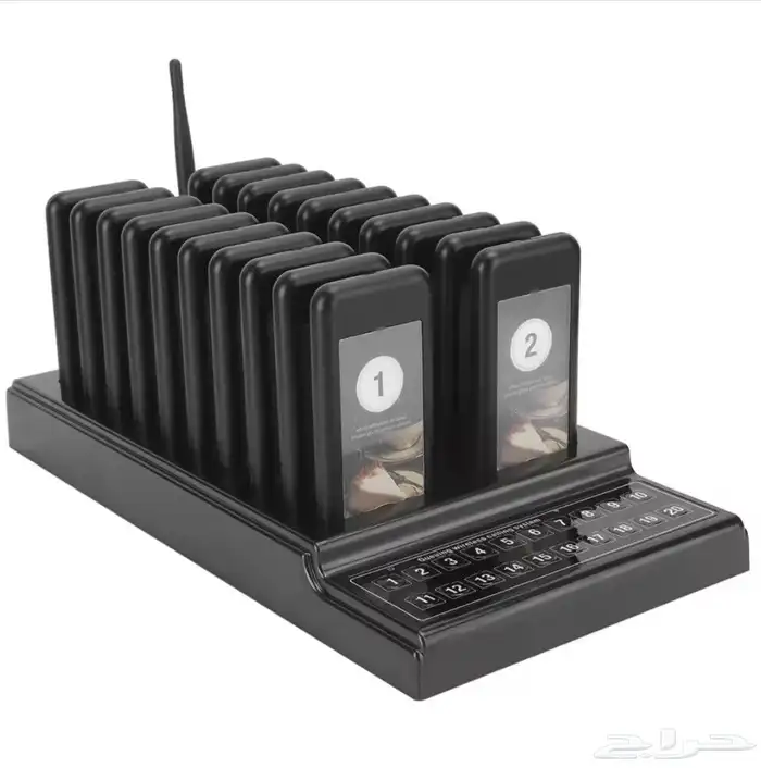 جهاز نداء بيجر للمطاعم والكافيهات للزبائن دائرى ومستطيل 4