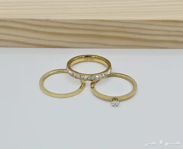 متجر_كاتشي خواتم نسائية شكل م ا ر ك أ ت 0