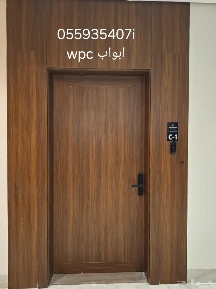 ابواب خشب ابواب  wbc دواليب مطابخ بدليل الخشب بديل الرخا 8