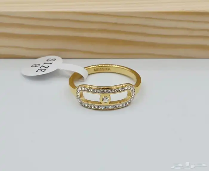 متجر_كاتشي خواتم نسائية شكل م ا ر ك أ ت 8